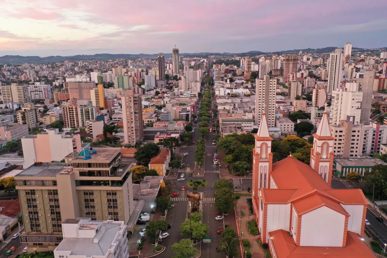 Vista aérea de Chapecó/SC
